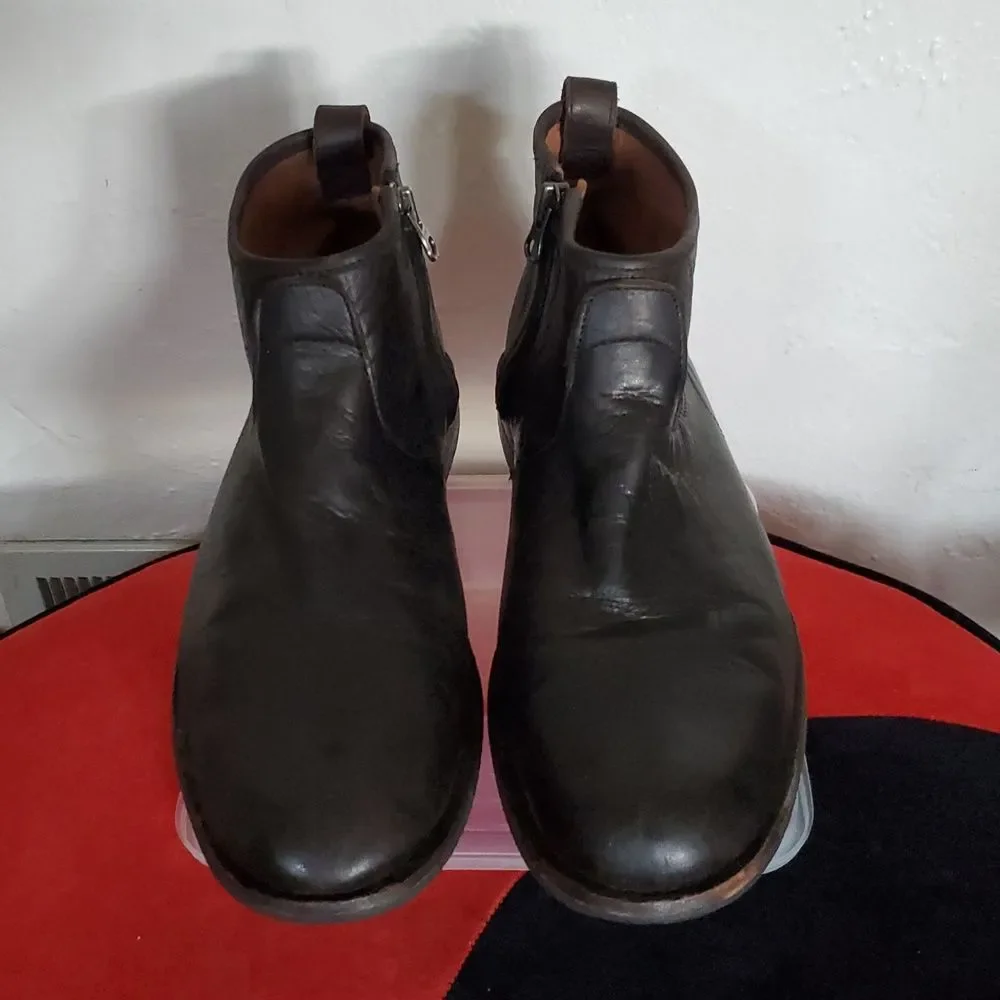 Timberland Boot Company Men's Black Leather Ankle Boots Size 9